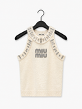 TOP MIU À DÉTAILS STRASS